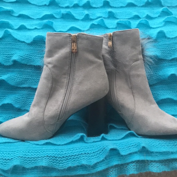 🥾 Cape Robbin Grey Swede Ankle Boots D01 - Picture 3 of 4